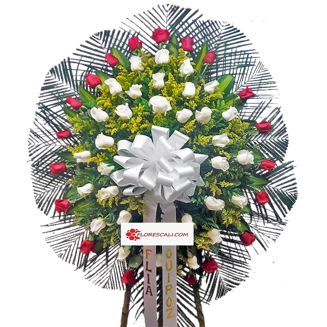Ramo Floral Condolencias Funebres flores en cali