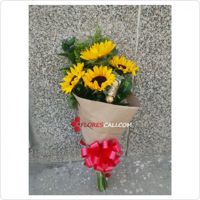 Bouquet girasoles día de la Madre