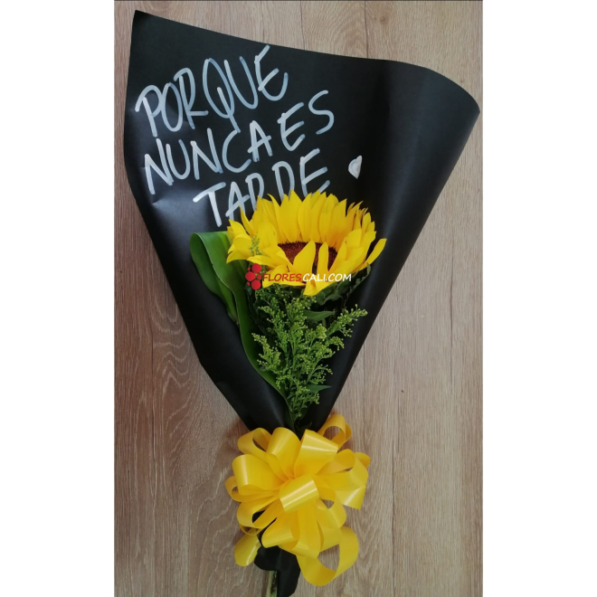 Girasol para regalar, detalles florales en cali 
