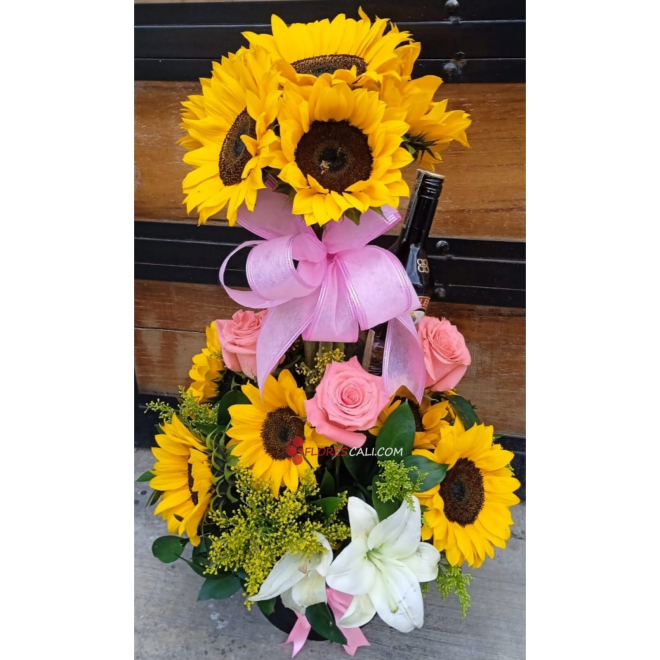 Ramo de flores exótico en Cali