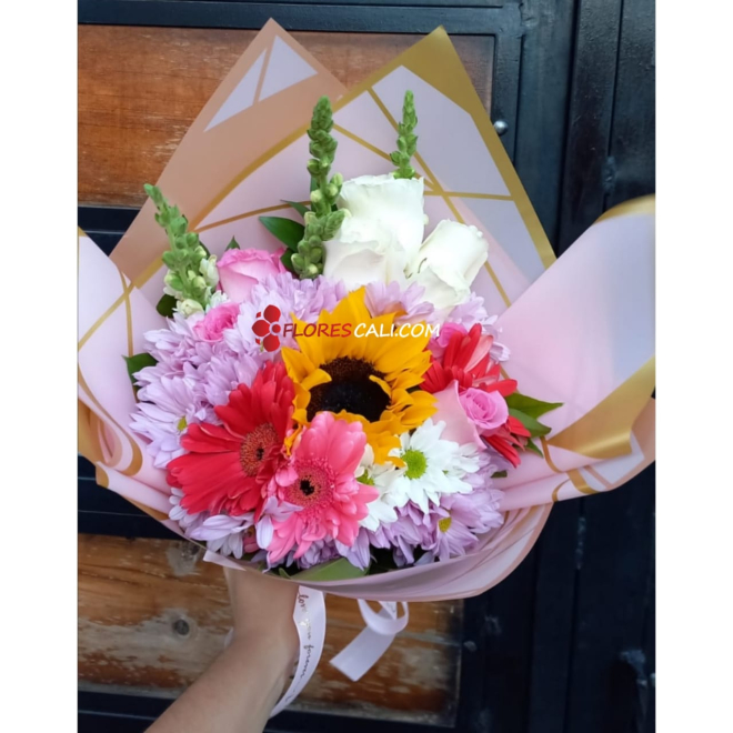 Bouquet variedad coquette en cali