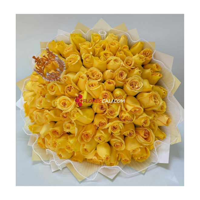 Ramo buchon amarillo flores cali dia de las flores amarillas