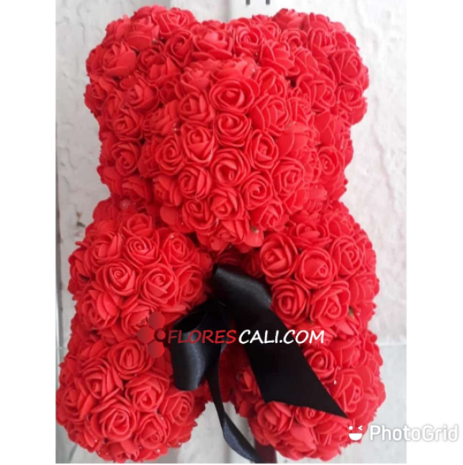 Oso de rosas en foamy detalles para regalar
