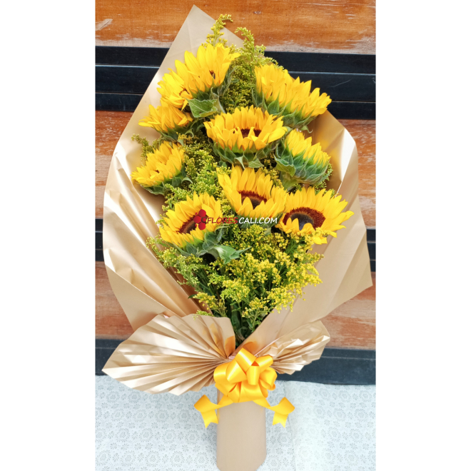 Bouquet girasoles para enamorar flores cali