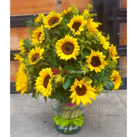Jarron de Girasoles en Cali
