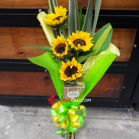 Girasoles de amor por ti Mama Flores en Cali