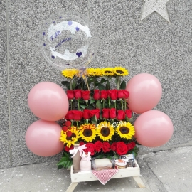 bellas flores para ti Mama con desayuno  Floristeria en Cali