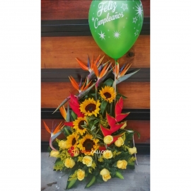 Ramo de Flores amarillas Floristerias en Cali