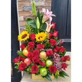 Arreglo redondo frutero en cali