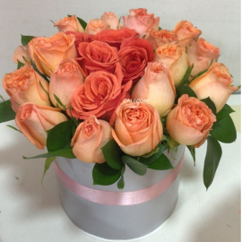 Cilindro rosa salmon, regalo aniversario