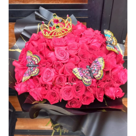 Bouquet buchon rojo en cali