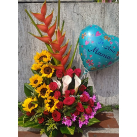 Arreglo floral para mamá en cali