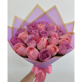 Bouquet tonos rosados floristerias en cali