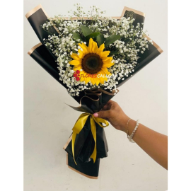 Girasol decorado floristeria en cali