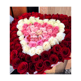 Corazon imperial de rosas dia de la mujer cali